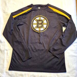 Boston Bruins men's size Large long sleeve shirt, VGUC